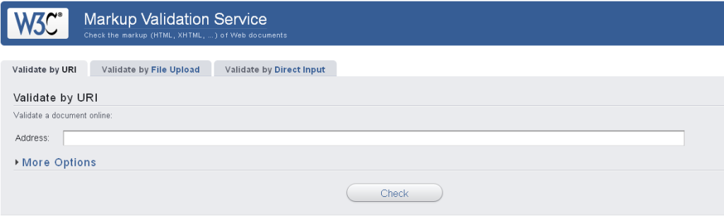 w3c markup validation service