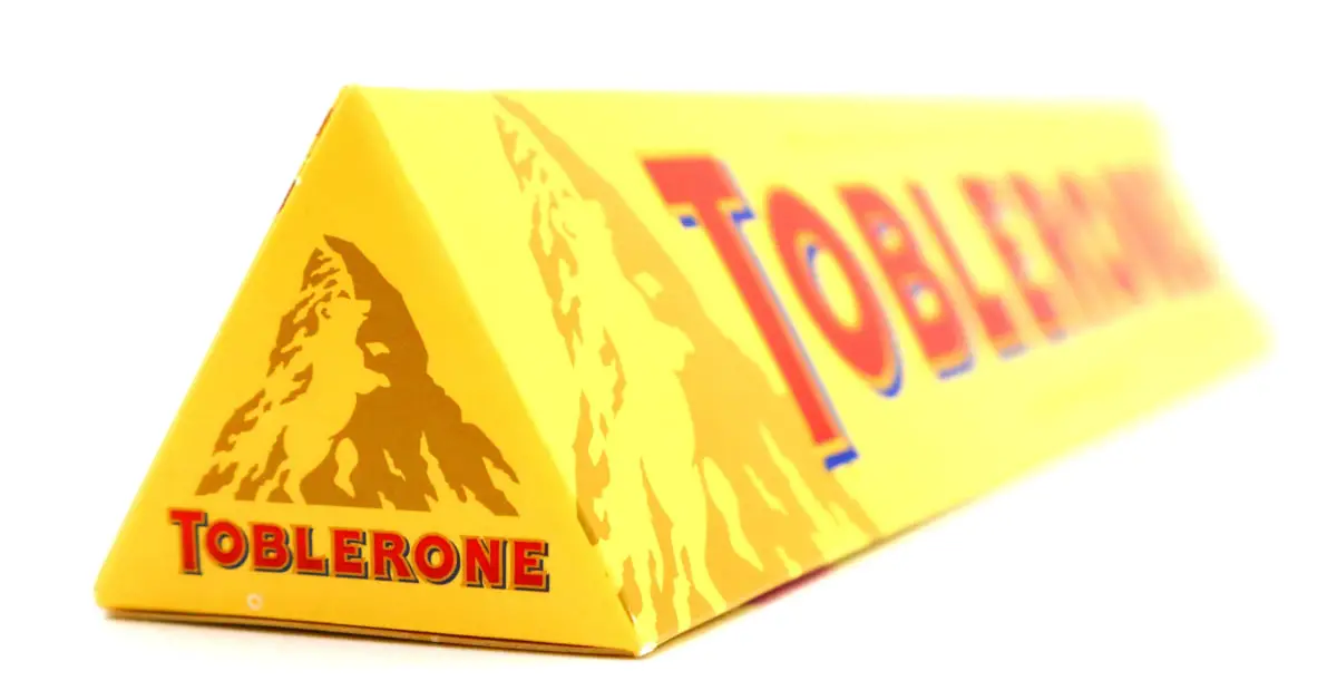 Design packaging alimentaire Toblerone